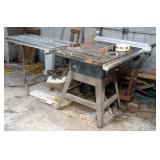 Craftsman Contractor Series 10" Table Saw, 3 HP, Model #113.299410 With Material Handling Stand