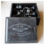 Vintage Parker Hand Beading Tool Set #416 Includes Wood Box