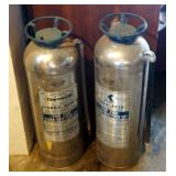 General Soda-Acid 15 Pound Fire Extinguishers, Qty 2