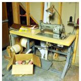 Juki High Speed, Single Needle, Industrial Machine, Model #LU-562.3 Includes Foot Treadle Knee Press