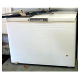 Frigidaire Electric Chest Deep Freezer, Powered Up And Working, 37" x 49" x 28"