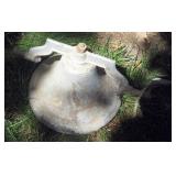 Vintage Cast Iron 16" Swinging Bell