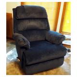 Lazy Boy Blue Microfiber Recliner