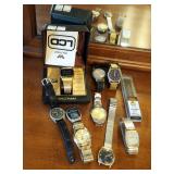Mens Wrist Watch Assortment Including Waltham, Pembroke, Geneva, Milan And More Qty 8