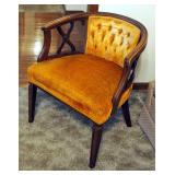 Mid Century Occasional Chair, 29" High x 26" Wide