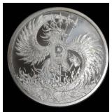 .999 Silver, Two (2) Troy Ounces, Silver Shield Minimintage, Death of the Dollar Series #13, 2018 Ma