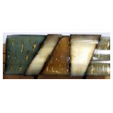 Painted Metal Dimensional Wall Art With Serpentine Design 13.5"H x 31.75"W, Wood Sign With Inspirati
