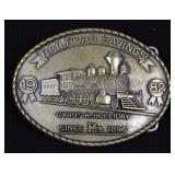 Belt Buckle Collection Includes Railroad Savings Collectors Series No. 1, Cullison Centennial Limite