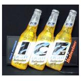 Budweiser Ice Draft Light Beer Dimensional Wall Hanging Light, 16.5"H x 19.5"W x 6"D, Powers On, Wit