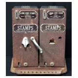 Antique Schermack Sanitary Stamp Vending Machine, Dispensed 4-One Cent Stamps For A Nickel Or 1-Eigh