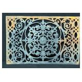 Cast Iron Wall Hooks/Hanger Featuring A Dog Playing In The Grass, 4 Hooks 8.75"H x 11.25"W And Decor