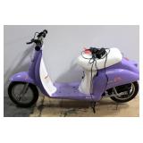 Razor Pocket Mod Betty Electric Scooter, Purple, Includes 2 Chargers, Runs