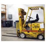 Allis-Chalmers Electric Forklift Model #ACE35CR With 3000 Lb. Capacity EE-Rated, Powers On And Runs