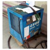 Exide Electric Battery Charger, System 1000, Type G Model #G1-18-865B, 220 Hook-up, 36 Volt Output, 