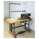Consew Heavy Duty Electric Sewing Machine Model #206RB-3, Includes Owners Manual, Table Foot Pedal, 