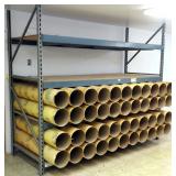 Metal Storage Rack With 4 Adjustable Shelves, 84" x 100" x 36"