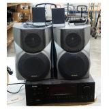 KLHIIIII Am/Fm Stereo Receiver, Aiwa Speakers, Model 3SX-WNA555, Qty 2 And Harman/Kardon PC Speakers