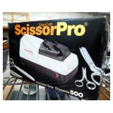 Heavy Duty Shears Approx Qty 13 And Edgecraft Scissor Pro Electric Sharpeners, Model #500, Qty 2