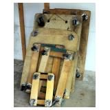 Custom Made Furniture/Floor Dollies, Assorted Sizes, Qty 8