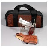 Bond Arm Snake Slayer .45 Colt/410 Pistol SN# 20980, S/S Derringer, With Custom Leather Holster, In 