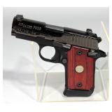 Sig Sauer P938 9mm Para Pistol SN# 52B174251, With Extra Mag, 2 Holsters And Paperwork, In Hard Case
