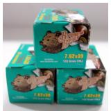 Brown Bear 7.62x39mm 123gr Bimetal FMJ 60 Rounds, TulAmmo 7.62x39mm FMJ Approx 30 Rounds