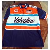 Authentic Skip Barber Race Series Valvoline Pit Crew Shirt, Size Large