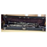 Antique Buffet Clarinets, Qty 3, Including Antique Instrument Case, Marked Made In France