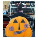 Custom Wood Jack-o-Lantern Wall Hanging