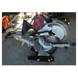 Chicago Electric 12" Double- Bevel Sliding Compound miter Saw With Lazer Guide Model 61969 With Orig