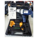 Power Pro-Craft 1/2" Electric Impact Wrench And Bostitch Pneumatic Brad Stapler Model SB-1850BN Incl