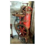 Antique Cast Steel Sausage Stuffer, 54" X 28" X 22"