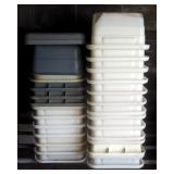 Plastic Bus Tubs, 24" X 15" X 9", Qty 26