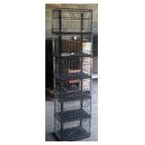 Vintage "Gillette" Metal Milk Crates, 11" X 13" X 17", Qty 6