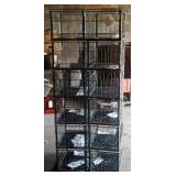 Vintage "Gillette" Metal Milk Crates, 11" X 13" X 17", Qty 12