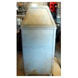 Vintage Metal Waste Receptacle, 36", And Metal Ash Can, 20"