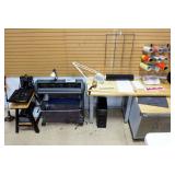 Vinyl Decal And T-Shirt Printing System And Workstation