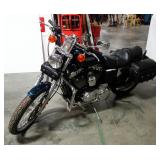 2001 Harley-Davidson XL 1200C Motorcycle, Saddlebags, New Battery, Fuel Leak, 1695 Miles, VIN # 1HD1