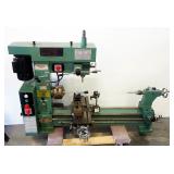 Grizzly Combo Lathe-Mill Model G9729, Powers On, With Powr-Kraft Woodworking Tools, Ear Protection A