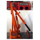 Central Hydraulics 2-Ton Capacity Hydraulic Foldable Shop Crane # 35915