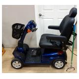 Pride Mobility Products Maxima 4-Wheel Heavy Duty Mobility Scooter, With Lap Belt, Rear Oxygen Tank 