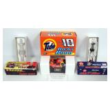 Diecast 1:24 Ricky Rudd #10 Tide 1999 Ford Taurus In Case, 1:16 #28 Texaco 2000 Gas Pump, And Armed 