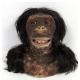 Sharper Image Alive! Automaton Chimpanzee Model WW258, Torn Covering At Neck, No Remote
