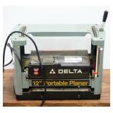 Delta 12" x 5.9" Planer Model 22-540, Powers On, With Cart