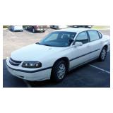2003 Chevrolet Impala Passenger Car, 96,655 Miles, VIN # 2G1WF55K239303798