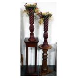 4 Plant Stands Sizes Range 26" To 33" H
