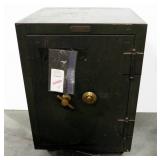 Antique S-cientist Safe Co. Safe, Model C, Combination Is Known, On Wheels, 25.75"H x 18.25"W x 17.2