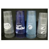 Branded Plastic Cups, Includes 20oz Dr. Pepper, Qty 20, Pepsi, Qty 78, And 24oz Pepsi, Qty 24