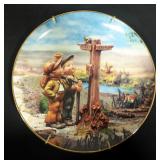 Danbury Mint Hummel Collector Plates, Stormy Weather, Back To School, Squeaky Clean, A Windy Crossro