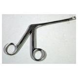 Wilde Ethmoid Exenteration Forceps, 1.5x9mm Jaws, Qty 6, Jansen-Middleton Septum Angled Forceps 8", 